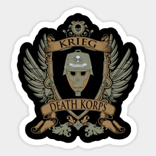 KRIEG - CREST EDITION Sticker